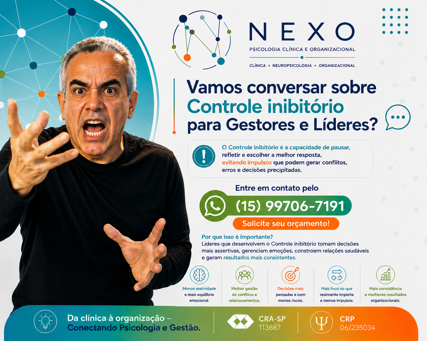Vamos conversar sobre Controle Inibitório para Gestores e Líderes?