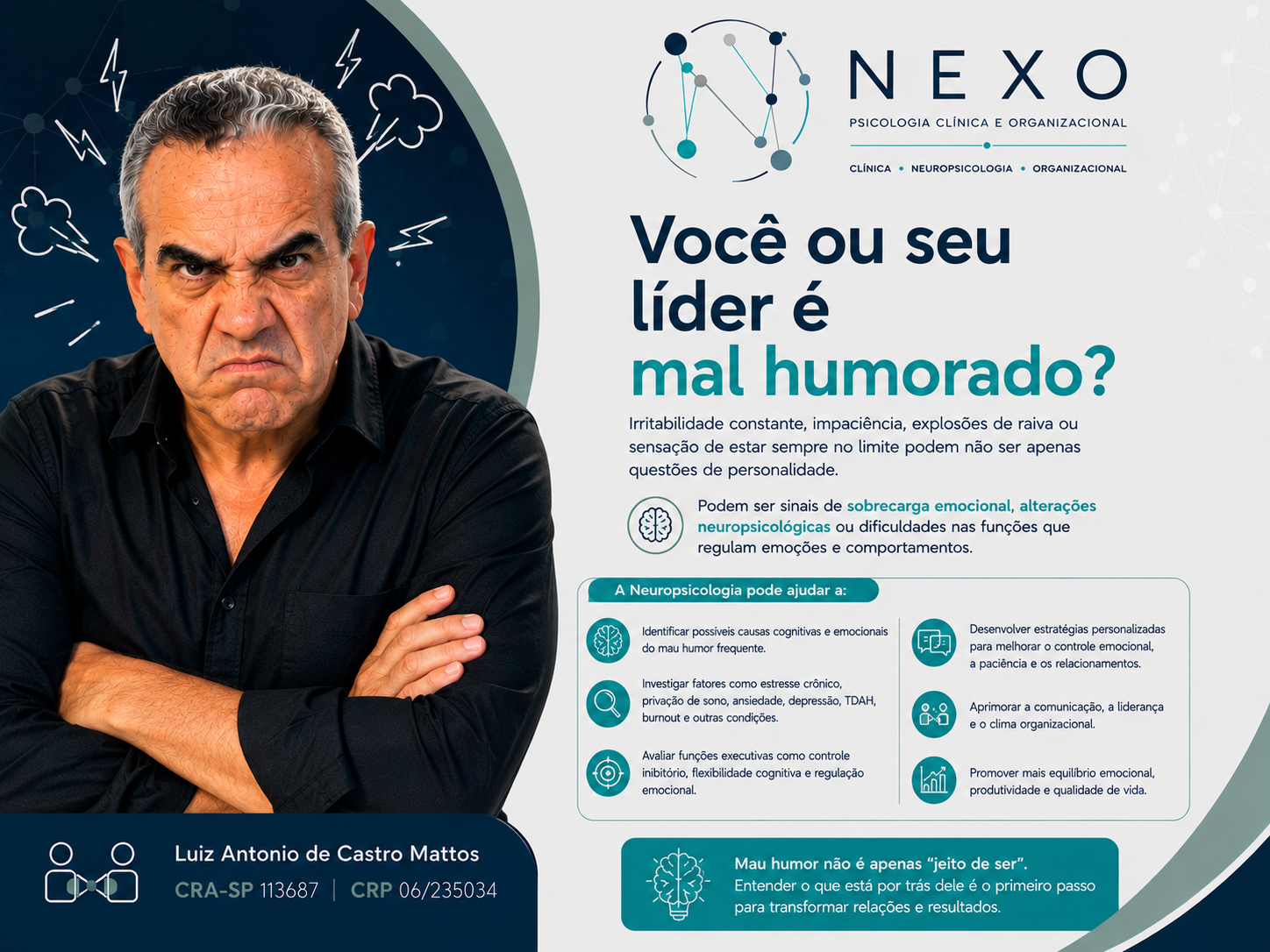 Você ou seu líder é constantemente mal-humorado?